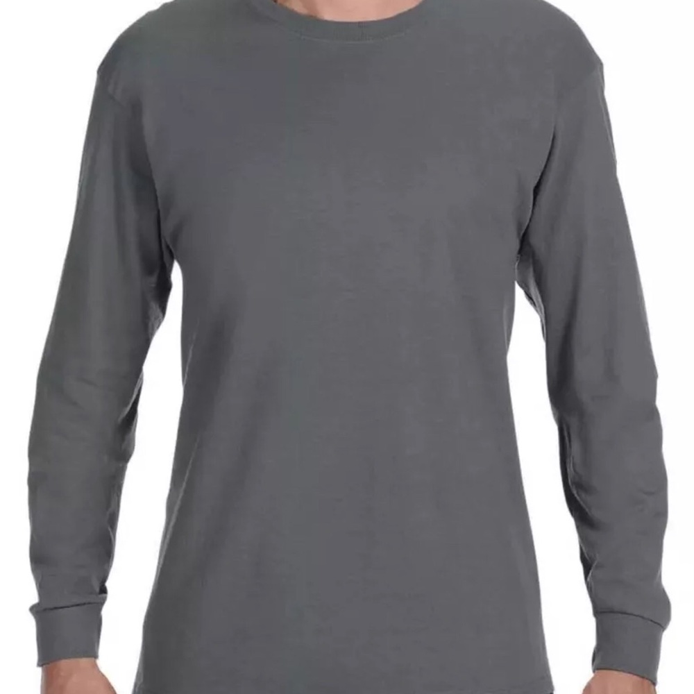 Gildan (5400) Long Sleeve T-shirt - NEW BULK STOCK - Charcoal - Adult Sizes